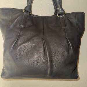 Cole Haan Gray Leather hobo Tote
